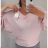 Pullover Pullover dünne Feder Langarm Damen (uni sl) MY STYLE IMS8275