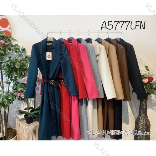 Kleid mit Knöpfen und geknöpften Damen (uni s-m) ITALIAN FASHION IM2203948