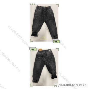 Kalhoty rifle jeans zateplené dětské chlapecké (1-5 LET) POLSKÁ MÓDA HKW21GBH9045