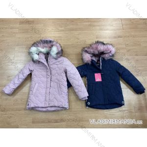 Bunda zimní dorost dívčí dětská (3-8 let) SEZON HK901