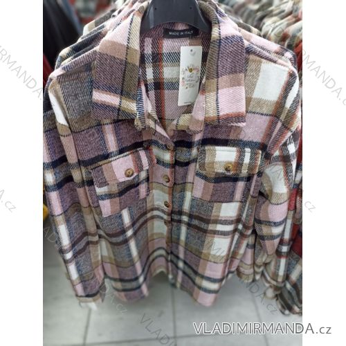 Damen Hemdjacke (S / M ONE SIZE) ITALIAN FASHION IM721450