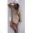 Damen Hoodie Kleid (S / M ONE SIZE) ITALIAN FASHION IMR21396