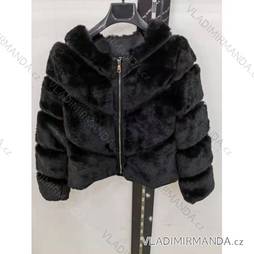Damen Pelzjacke (S / M ONE SIZE) ITALIAN FASHION IMR21400