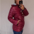 Reißverschluss Kapuzen Langarm Damen Oversized (3XL-8XL) POLISH FASHION PMWT21T21-69