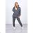 Isoliertes Set mit Hoodie Graphit