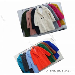 Damenmantel Langarm Lamm (L / XL ONE SIZE) ITALIAN FASHION IMWA216589