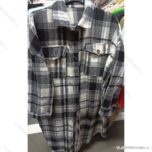 Damen Fleecemantel (S / M ONE SIZE) ITALIAN FASHION IMWA216598