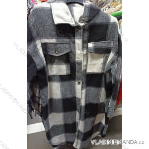 Damen Fleecemantel (S / M ONE SIZE) ITALIAN FASHION IMWA216598