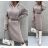 Damen Strickkleid mit langen Ärmeln (S / M ONE SIZE) ITALIAN FASHION IMWE217258