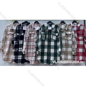 Damen Langarm-Lammjacke (S / M ONE SIZE) ITALIAN FASHION IMWG217220