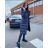 Beschichten Sie Winterpark mit Pelzfrauen (sml-xl) MISSFOFO FASHION ITALY IM917S-100 L / XL schwarz
