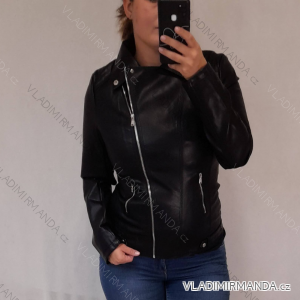 Kurze Jacke aus Kunstleder Damenübergröße (2xl-6xl) LANMAS ITALIAN MODA IM9182925
