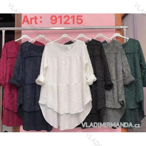 Tunika Langarm Damen Oversized (3XL / 4XL ONE SIZE) ITALIAN FASHION IMWQ21199