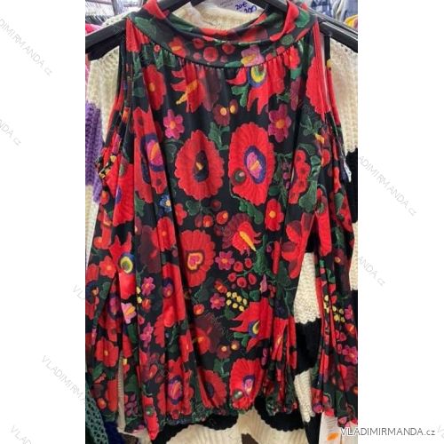 Kleid mit 3/4 Ärmeltasche für Damen (uni sl) ITALIAN Fashion IM3181746