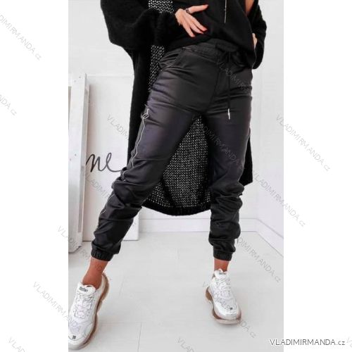 Damen Kunstleder lange Hose (S / M ONE SIZE) ITALIAN FASHION IMM211530