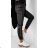 Damen Kunstleder lange Hose (S / M ONE SIZE) ITALIAN FASHION IMM211530