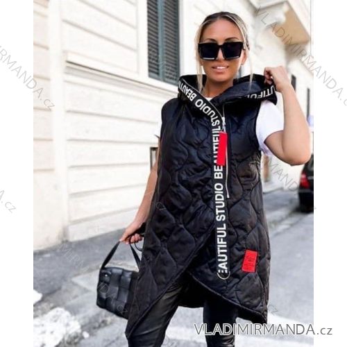 Damen Kapuzenweste (S / M Einheitsgröße) ITALIAN FASHION IMM211536