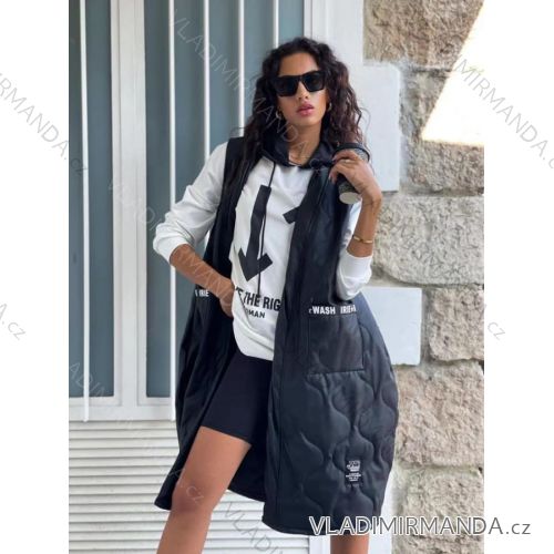 Damen Kapuzenweste (S / M Einheitsgröße) ITALIAN FASHION IMM211536