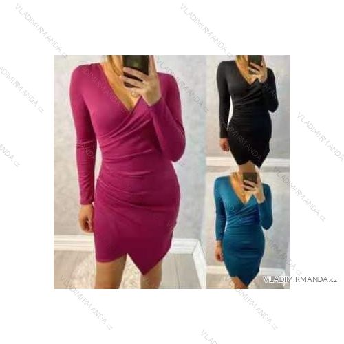 Damen Elegantes Langarmkleid (S / M ONE SIZE) ITALIAN FASHION IMM211594