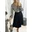 Elegantes Langarm Damenkleid (S / M ONE SIZE) ITALIAN FASHION IMWM217234
