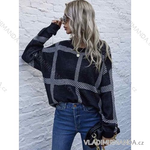 Damen Langarm Pullover (S / M ONE SIZE) ITALIAN FASHION IMWA217073