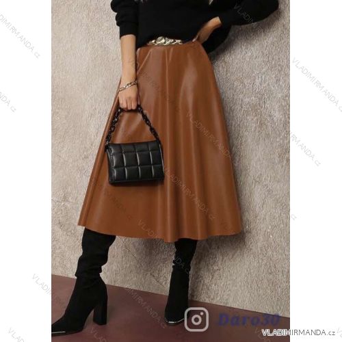 Damen Kunstlederrock (S / M ONE SIZE) ITALIAN FASHION IMWA217426