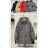 Reißverschluss Kapuzen Langarm Damen Oversized (3XL-8XL) POLISH FASHION PMWT21T21-69