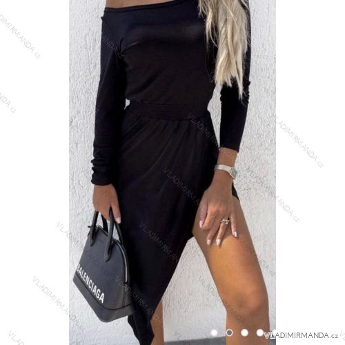 Bluse Langarm mit Rüschen Frauen (UNI S / L) ITALIAN FASHION IMK20159