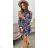 Damen Langarm Hoodie Kleid (S / M ONE SIZE) ITALIAN FASHION IMWA216095