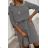 Damen Langarm Hoodie Kleid (S / M ONE SIZE) ITALIAN FASHION IMWA216095