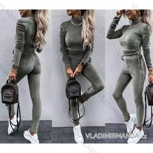 Damen Samt-Set (S / M ONE SIZE) ITALIAN FASHION IMWC217642