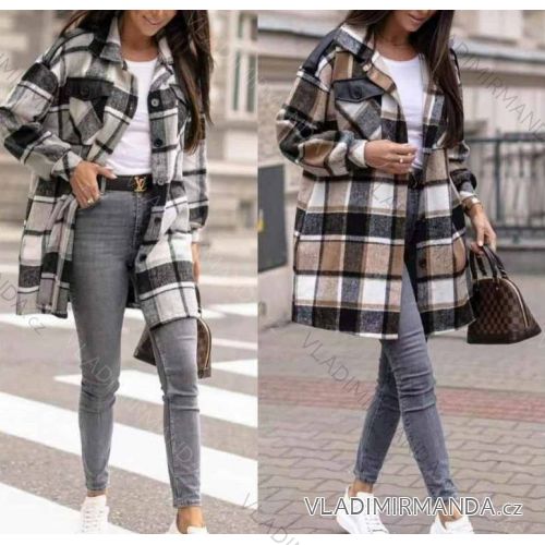 Damen Langarmmantel (S / M ONE SIZE) ITALIAN FASHION IMWE217259