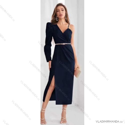 Damen Langes Sommer Langarmkleid (S / M ONE SIZE) ITALIAN FASHION IMWG216100