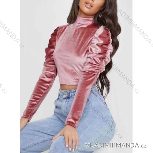 T-Shirt langarm Damen (S / M ONE SIZE) ITALIAN FASHION IMWA217369