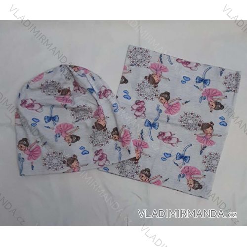 Baby Mädchen Hut (3-8 Jahre) Warme Mütze und Halstuch Set POLIEREN PV321049