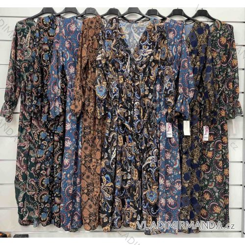 Sommer Sommer Carmen Langarmkleid (S / M / L ONE SIZE) ITALIAN FASHION IMWC216138