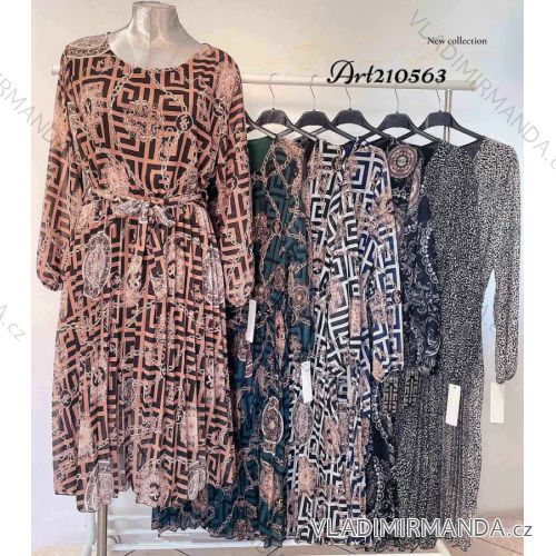 Sommer Sommer Carmen Langarmkleid (S / M / L ONE SIZE) ITALIAN FASHION IMWC216138