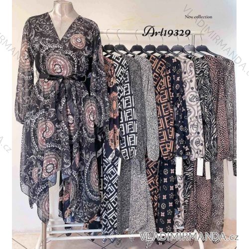 Sommer Sommer Carmen Langarmkleid (S / M / L ONE SIZE) ITALIAN FASHION IMWC216138