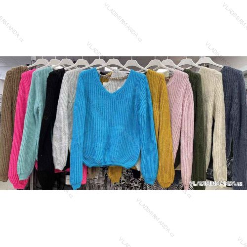 Damen dünner Langarmpullover (S / M ONE SIZE) ITALIAN FASHION IMWA216590