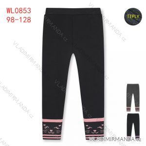 Leggings warm lang Kinder Mädchen (98-128) KUGO FL6707