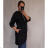 Jacke dünner Reißverschluss Frauen (uni s / m) ITALIENISCHE MODE IM719408