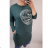 Damen Warme Langarm Tunika (XL / 2XL ONE SIZE) ITALIAN FASHION IM721vintage