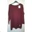 Strickkleid a-Pullover Extended Long Sleeve Damen Plus Size (XL / 2XL ONE SIZE) ITALIAN FASHION IM4212261 Smaragd xl/2xl one size