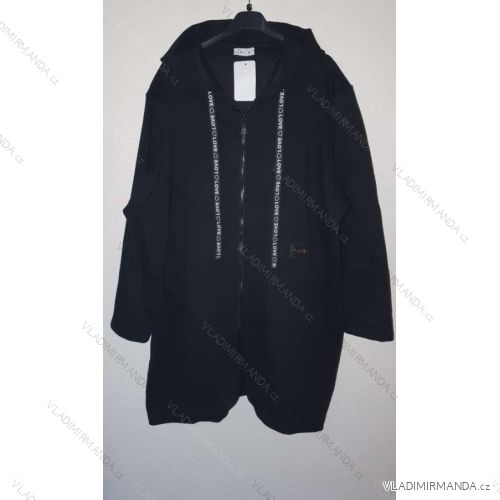 Kabát dlouhý rukáv dámská nadrozměr (XL/2XL ONE SIZE) ITALSKÁ MODA IM421ELA schwarz XL / 3XL