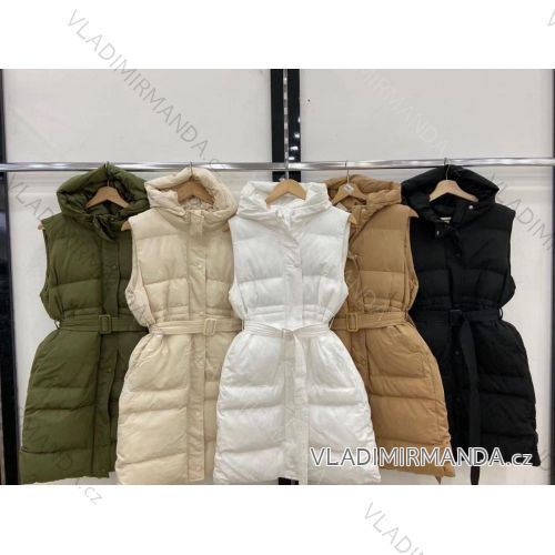 Ärmellose Jacke, kurze Ärmel (uni sl) ITALIAN Fashion IMR21100 S / L schwarz