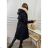 Beschichten Sie Winterpark mit Pelzfrauen (sml-xl) MISSFOFO FASHION ITALY IM917S-100