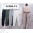 Sommer Tunika Kurzarm und lang gestreiften Rock Frauen (uni xs-m) ITALIENISCHE MODE IM119426 schwarz S / M