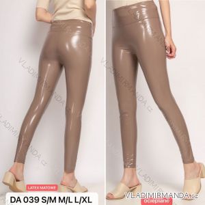 Legíny latexové dlouhé dámské (S-XL) TURECKÁ MÓDA TMWL21DA038