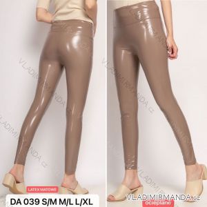 Legíny latexové dlouhé dámské (S-XL) TURECKÁ MÓDA TMWL21DA038