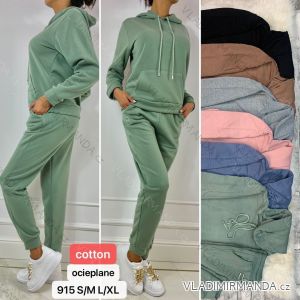 Set lange Jogginghosen und langärmliges Sweatshirt für Frauen (UNI S / XL) TURKISH FASHION TMWL209958
